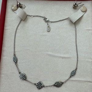 James Avery silver necklace and earring set